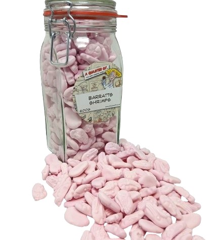 Barratts Shrimps in a Kilner Jar